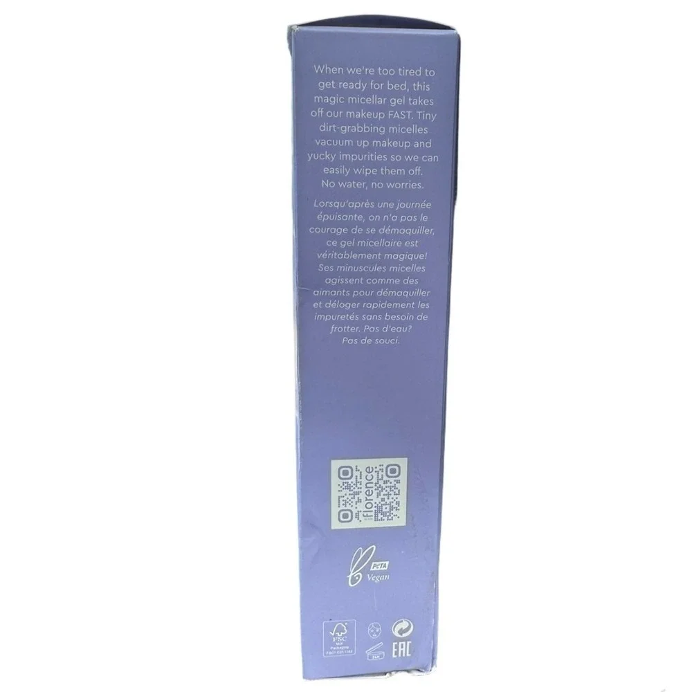 Florence by Mills Micellar Water Cleansing Gel Brand New in Box 3.4 Ounce